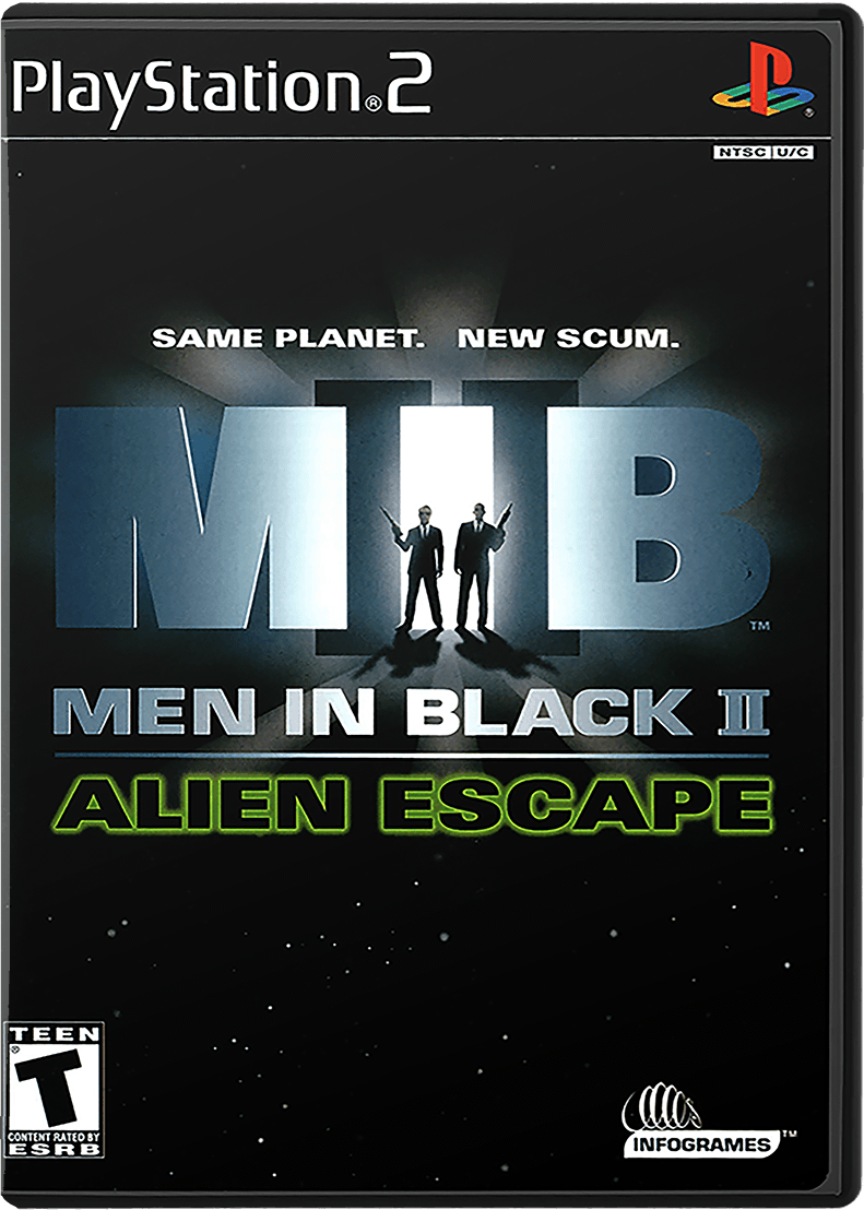 Men In Black II Alien Escape box art for Playstation 2
